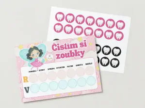 Čistím si zoubky - VÍLA - na suchý zip