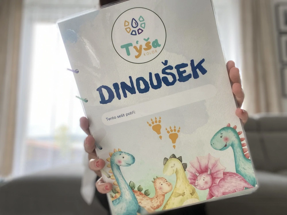 SET 3 ZÁBAVNÝCH SEŠITŮ - Opička, Baby Opička, Dinoušek