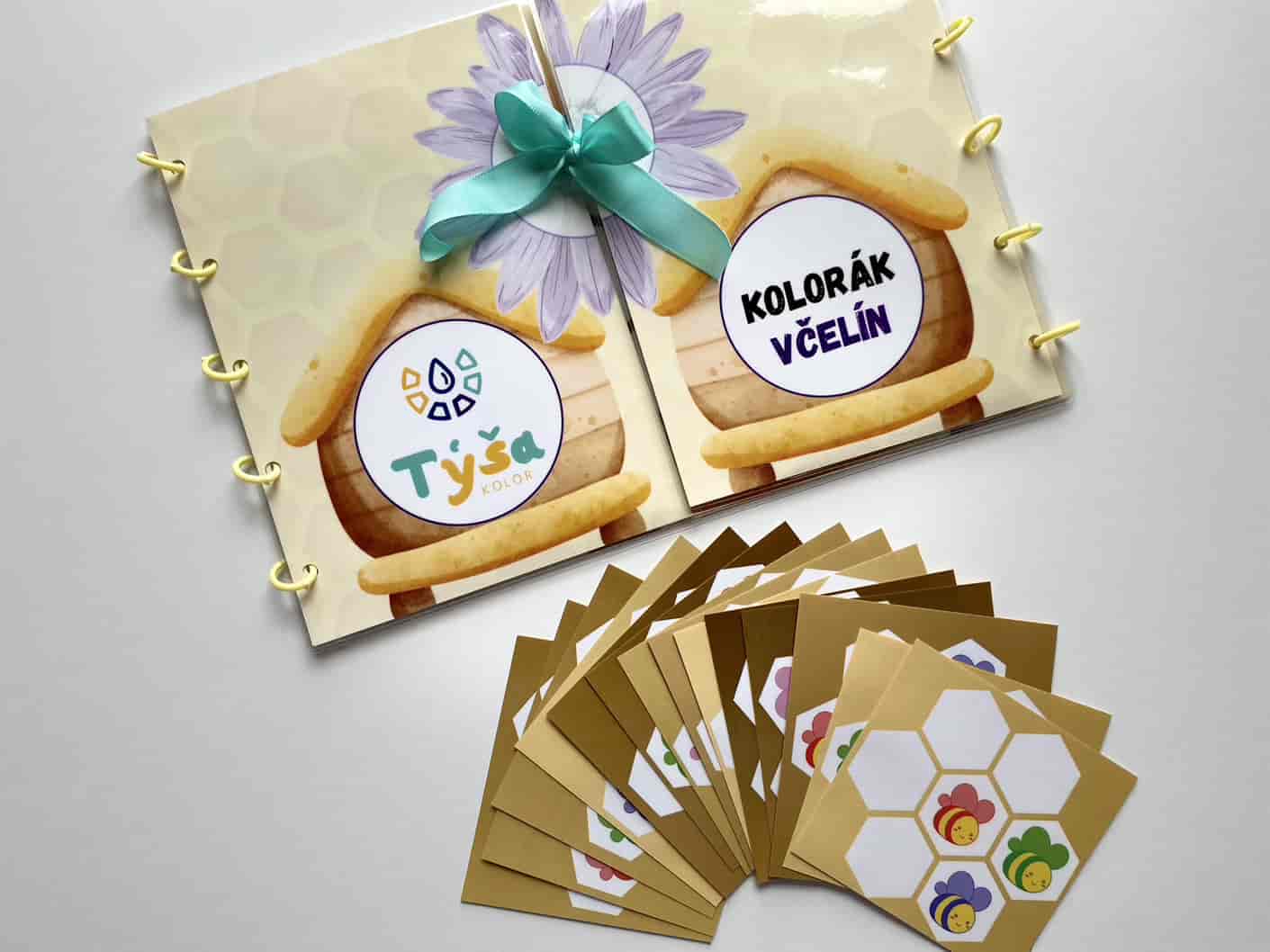 KOLORÁK VČELÍN - Skládání podle předloh. Suchý zip (2-6 let)