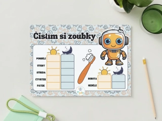 Čistím si zoubky - ROBOT - mazací na fix